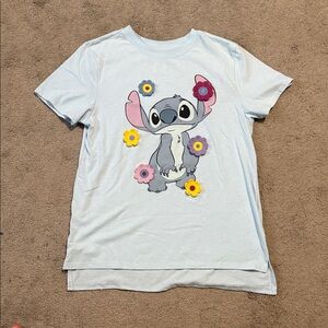 Juniors Stitch Graphic T-Shirt - White size small
